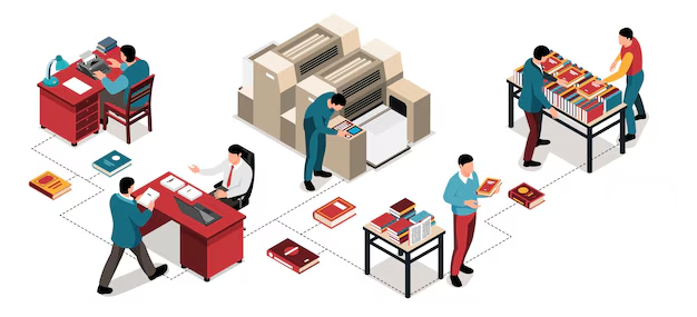 Books getting printed
