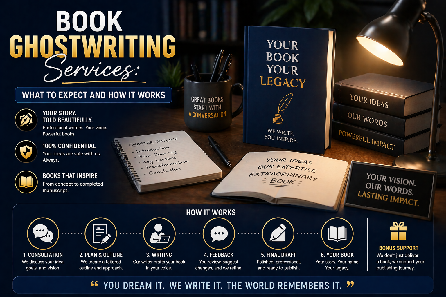 Book Ghostwriting Services: What to Expect and How It Works
