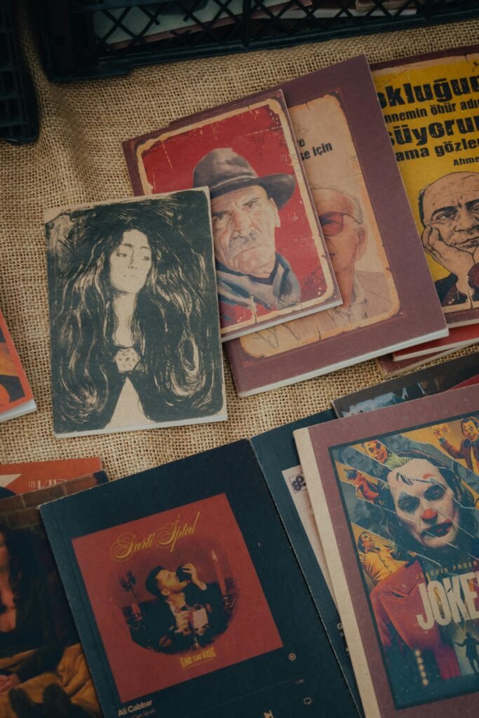 Various book covers